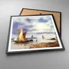 Gerahmtes Poster - Schwarzer Rahmen - Fischer Schiff Fan - Produktbild-Vorschau 3
