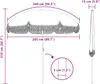 vidaXL Strandparasol Gelb und Weiß 205 x 205 x 210 cm Produktbild-Vorschau 6