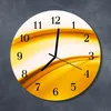 Glasuhr Wanduhr Küchenuhr Echt-Glas 30fi cm Abstrakte Kunst Produktbild-Vorschau 2