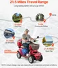 SucceBuy scooter elettrico a 4 ruote, scooter per la Anteprima dell’immagine prodotto 3