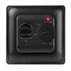 A black thermostat with a dial and a red indicator light. Anteprima dell’immagine prodotto