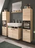 Badezimmer Midischrank "Lowell" Sonoma Eiche Badschrank Produktbild-Vorschau 5