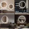S'AFIELINA Specchio da bagno a LED specchio rotondo da Anteprima dell’immagine prodotto 9