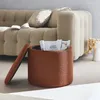 sweeek - Stoffhocker mit Stauraum - Terrakotta Produktbild-Vorschau 7