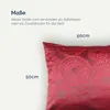 Dekokissen 50x50 mit verd. Reißverschluss, ( Rot ) Produktbild-Vorschau 2