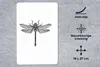 MuchoWow® Mauspad Mousepad Libelle - Insekten - Retro - Produktbild-Vorschau 2