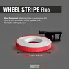 Strisce per pneumatici moto rosso fluo 7 mm x 6 mt con Anteprima dell’immagine prodotto 2