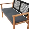 di volio zahradní lavice Teracina 120 cm - černá/šedá Náhled obrázku produktu 12
