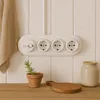 Cadre rétro en porcelaine pour montage en saillie 4 volets Voir les images du produit 6