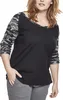 Urban Classics Langarmshirt Damen Ladies 3/4 Contrast Produktbild-Vorschau 5