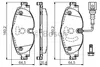 Bosch BP1505 - Auto Bremsbeläge vorne - Bosch-Qualität - Produktbild-Vorschau 30