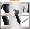 Collage of close-up shots highlighting features of an electric shawarma knife. Náhled obrázku produktu