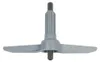 A close-up studio shot of a food processor blade attachment. Produktbild-Vorschau