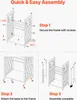An assembly diagram for a fireplace log rack. Podgląd zdjęcia produktu