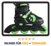 Best Sporting Inliner Boy 38-41 grün/schwarz; 30177 Produktbild-Vorschau 4