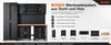 Set di mobili da officina Boxer® in acciaio e legno – Anteprima dell’immagine prodotto 5