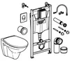 WC kombi set GROHE Solido vr. WC dosky GRO39116000 Náhľad obrázku produktu 4