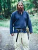 Wikingertunika Ivar Blau Größe L langärmlig mit 10 cm Produktbild-Vorschau 2