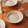 4-teiliges Keramik Teller Set Ø20,4 cm – elegante tiefe Produktbild-Vorschau 11