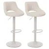Two white bar stools are shown against a white background. Náhľad obrázku produktu