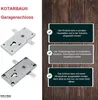 KOTARBAU® Zamek do bram garazowych 60 mm Stalowy zamek do Podgląd zdjęcia produktu 6