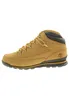 A side view of a tan Timberland boot against a white background. Voir les images du produit