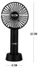 Mini ventilateur de poche, 3 vitesses, avec batterie, Voir les images du produit 7