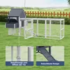 Kurník Wiltec 3100 x 1500 x 1500 mm šedobílý s volným Náhled obrázku produktu 15