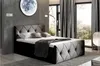 Kontinentales Bett 200x200 CARMEN LUX – schwarz + Produktbild-Vorschau 1