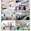 A collage of six images showing different aspects of a company, including a reception area, office spaces, and a factory floor. Náhled obrázku produktu