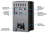 HS FLAMINGO poêle-cheminée AQUAFLAM VARIO SAPORO 11/7 kW - Voir les images du produit 18