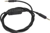 A black headset cable with an inline control module is shown against a white background. Podgląd zdjęcia produktu