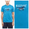 Mustang | Pánské tričko Austin z modré (türksové) bavlny, Náhled obrázku produktu 1