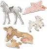 Vemkel Holzpuzzle "Bauernhoftiere" Produktbild-Vorschau 1