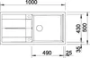 Spüle Blanco METRA XL 6 S 1000 x 500 mm softweiß 527123 Produktbild-Vorschau 5