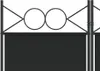 vidaXL 6dílné paravány Black 240x220 cm Fabric Náhled obrázku produktu 7