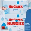Huggies Pure sensitive Baby feuchte Tücher 99% Wasser Produktbild-Vorschau 1