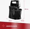 Handmixer mit rotierendem Schüsselset schwarz MPM MMR-20Z/C Produktbild-Vorschau 7