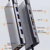 USB C Hub Verteiler 11 in 1 HDMI 4K VGA LAN 100M USB 3.0 SD Produktbild-Vorschau 6