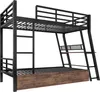 Letto a soppalco 90 x 200 cm con scrivania, 2 cassetti e Anteprima dell’immagine prodotto 11