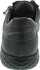A close-up rear view of a black shoe. Produktbild-Vorschau
