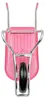 Matrix Schubkarre 100l 250kg Luftrad Kunststoffwanne Pink Produktbild-Vorschau 7