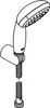An illustration of a shower head and hose. Produktbild-Vorschau