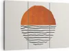 Bild auf Leinwand - Leinwandbild - 3 Teile - Modern Sonne Produktbild-Vorschau 1