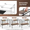 Stolik boczny z 3 półkami, wysuwanym blatem i wyjmowaną Podgląd zdjęcia produktu 2