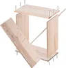 KADAX Weinregal aus Holz, 52 x 25.5 x 52 cm, Natürlich, 1 Produktbild-Vorschau 9