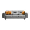 BEAUTYSOFA | Couchgarnitur VENEZIA Samtstoff Hellgrau – Produktbild-Vorschau 4