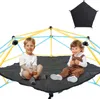 Two young children are sitting on a black net surface suspended within a geodesic dome climber structure. Anteprima dell’immagine prodotto
