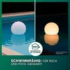 EASYmaxx LED Solarleuchte mit Fernbedienung - 2 kaltweiße Produktbild-Vorschau 5