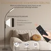 HOMCOM LED stojací lampa s regulací jasu, dálkovým Náhled obrázku produktu 7